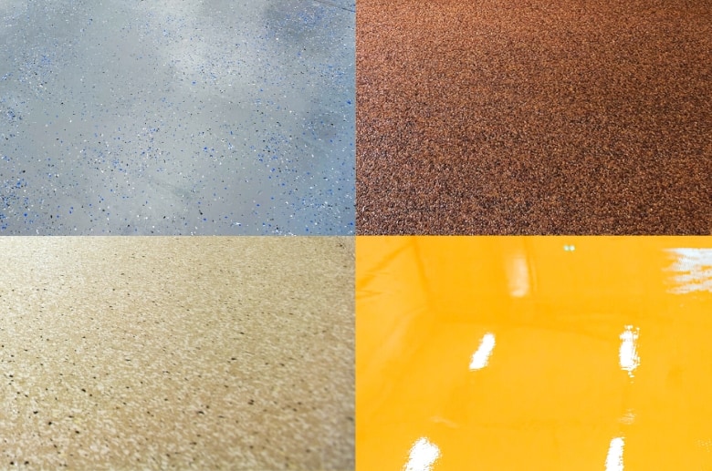 There are many choices for color and texture when you decide to go with an epoxy floor in your garage.