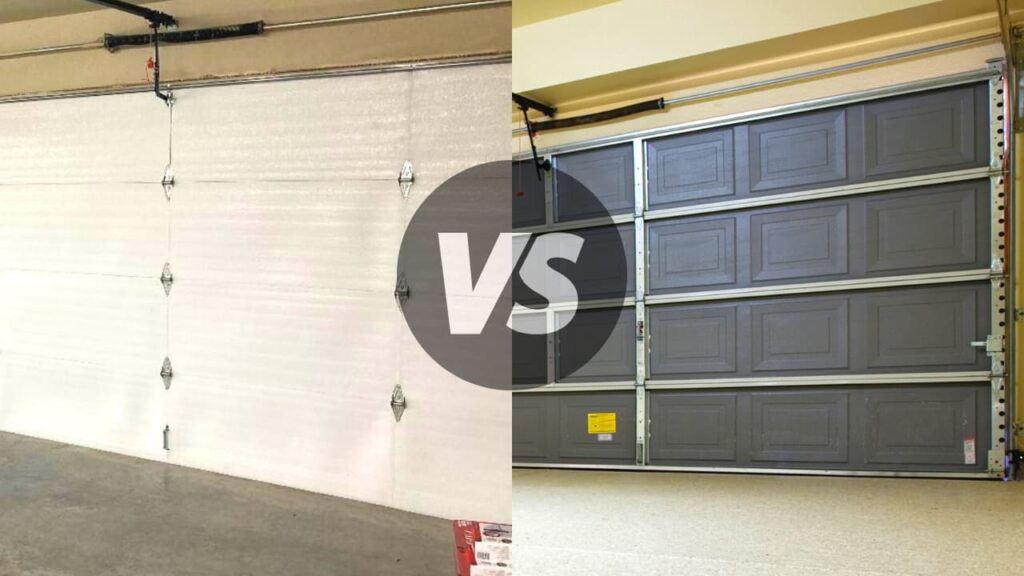 A stable garage temperature is one of the main reasons to consider when you are deciding between insulated vs non insulated garage doors.