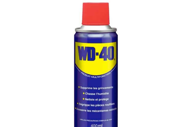 WD-40 use it to put back garage door loose cable
