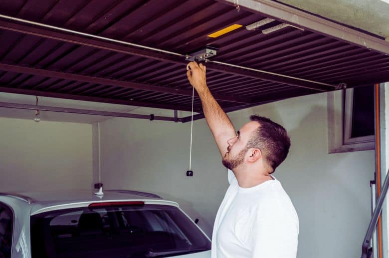 Homeowner wondering if it is ok to leave garage door partially open