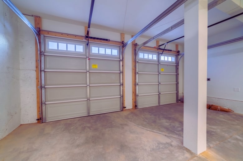 A standard lift garage door track is one of the garage door track types.